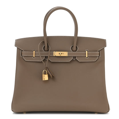 Hermes Epsom Birkin 35 Etoupe 1 of 11