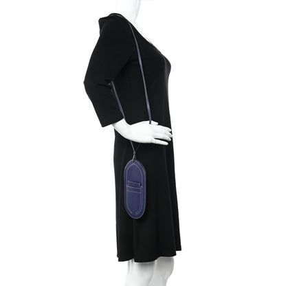 Hermes Chevre Mysore In-The-Loop Phone To Go GM Case Bleu Encre 2 of 12