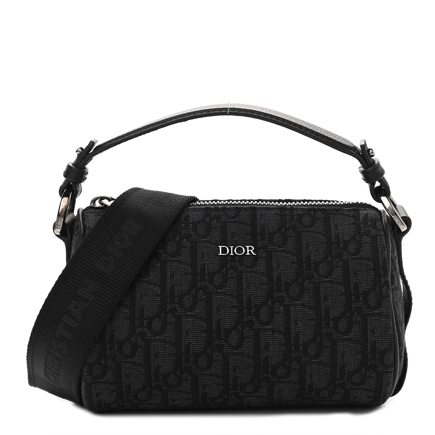 Christian Dior Oblique Mini Roller Messenger Bag Black 1 of 10
