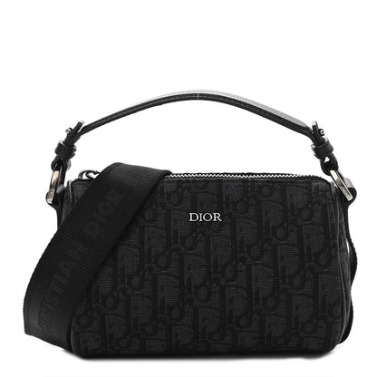 Christian Dior Oblique Mini Roller Messenger Bag Black 1 of 10