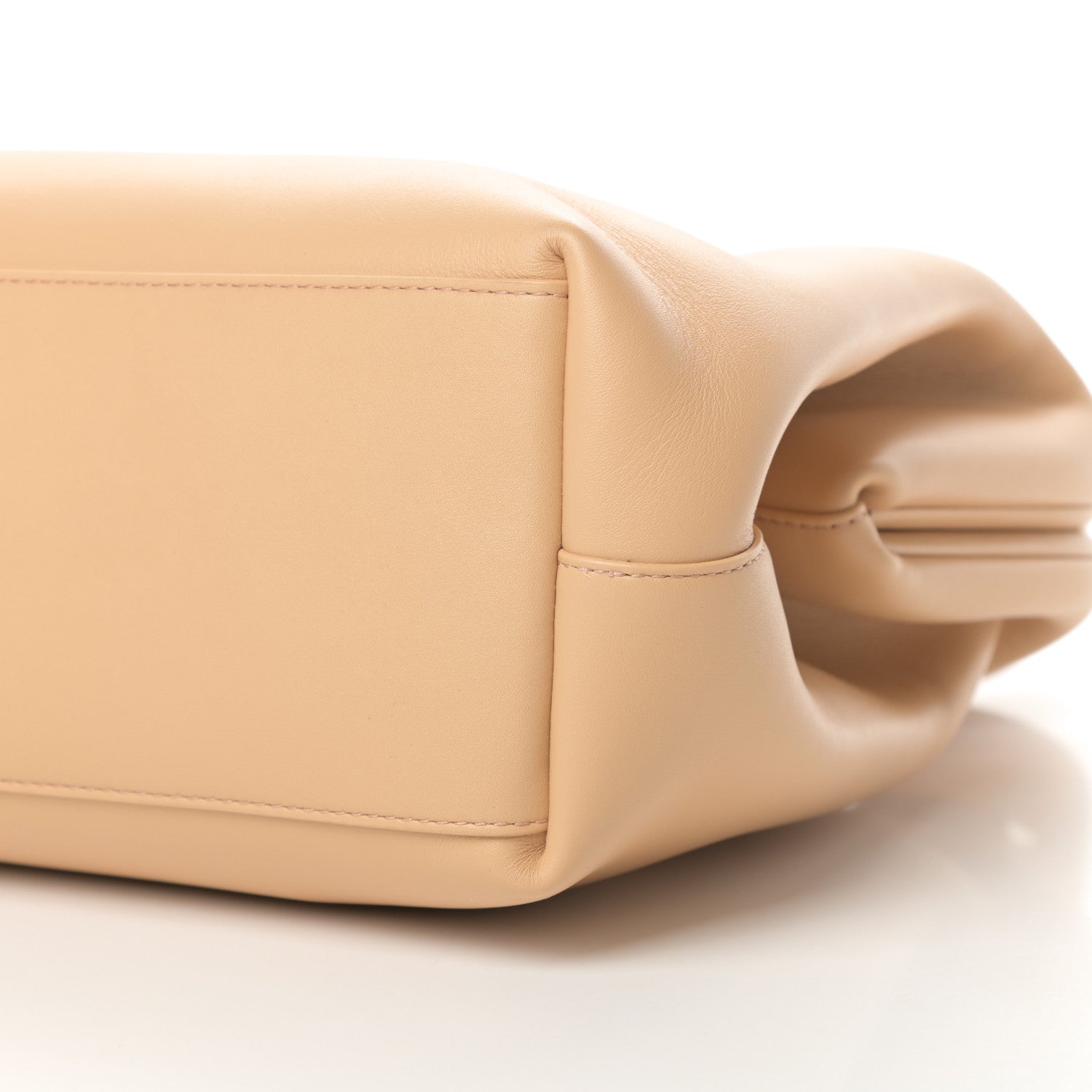 Bottega Veneta Calfskin Medium The Point Triangle Bag Almond 9 of 10