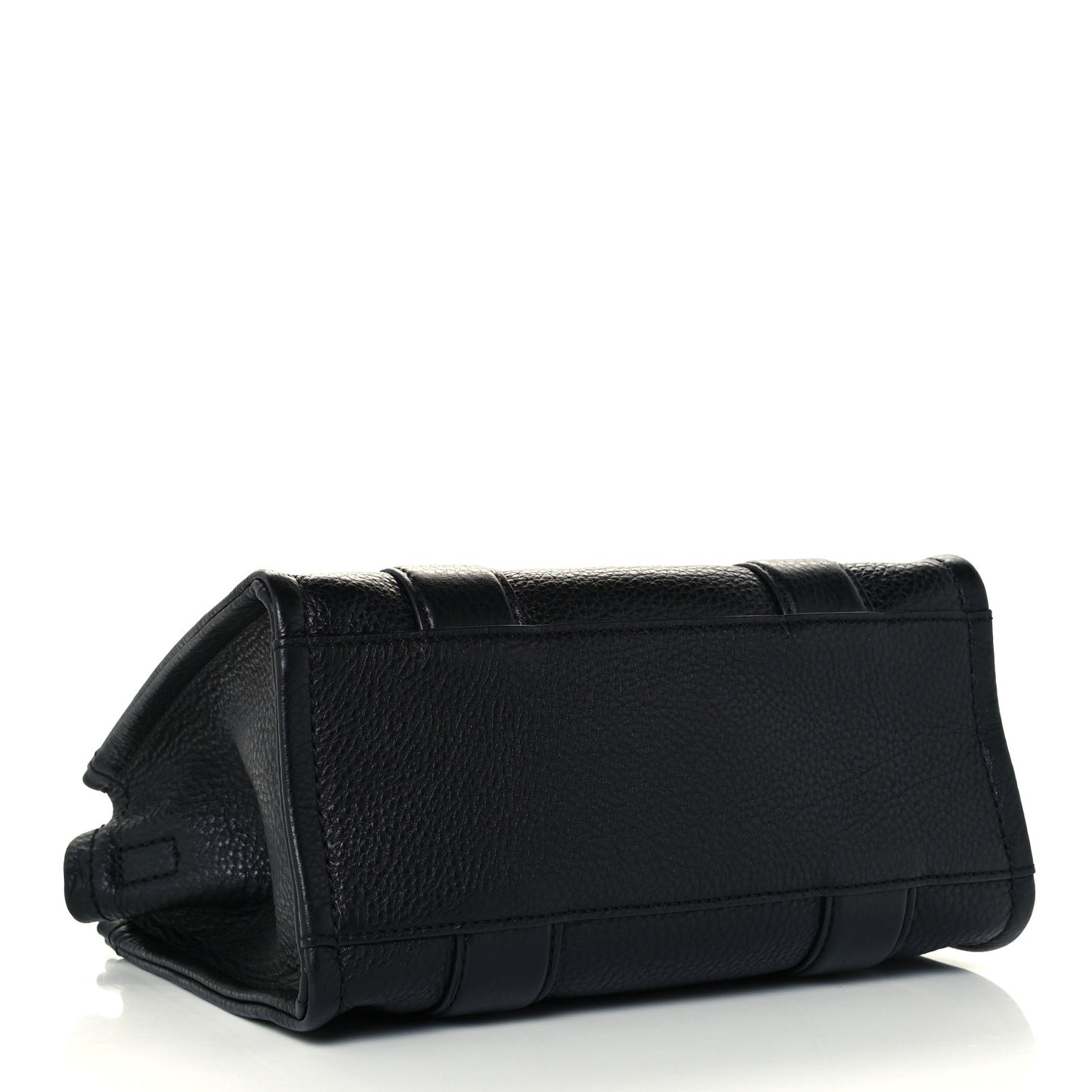 Grained Calfskin Small The Tote Bag Black
