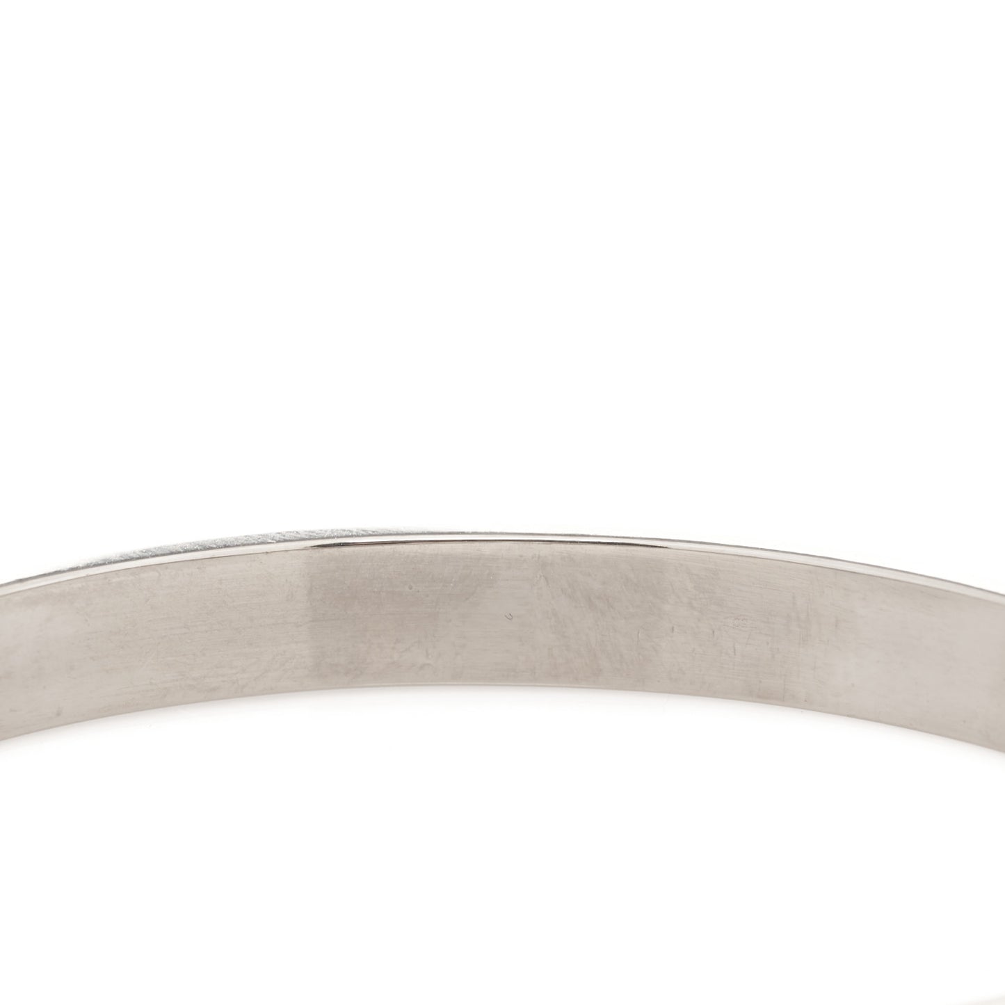 18K White Gold LOVE Bracelet 17