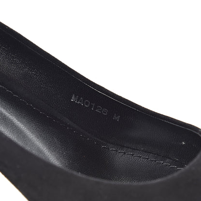 Louis Vuitton Suede Rendez Vous Pumps 41 Black 8 of 9