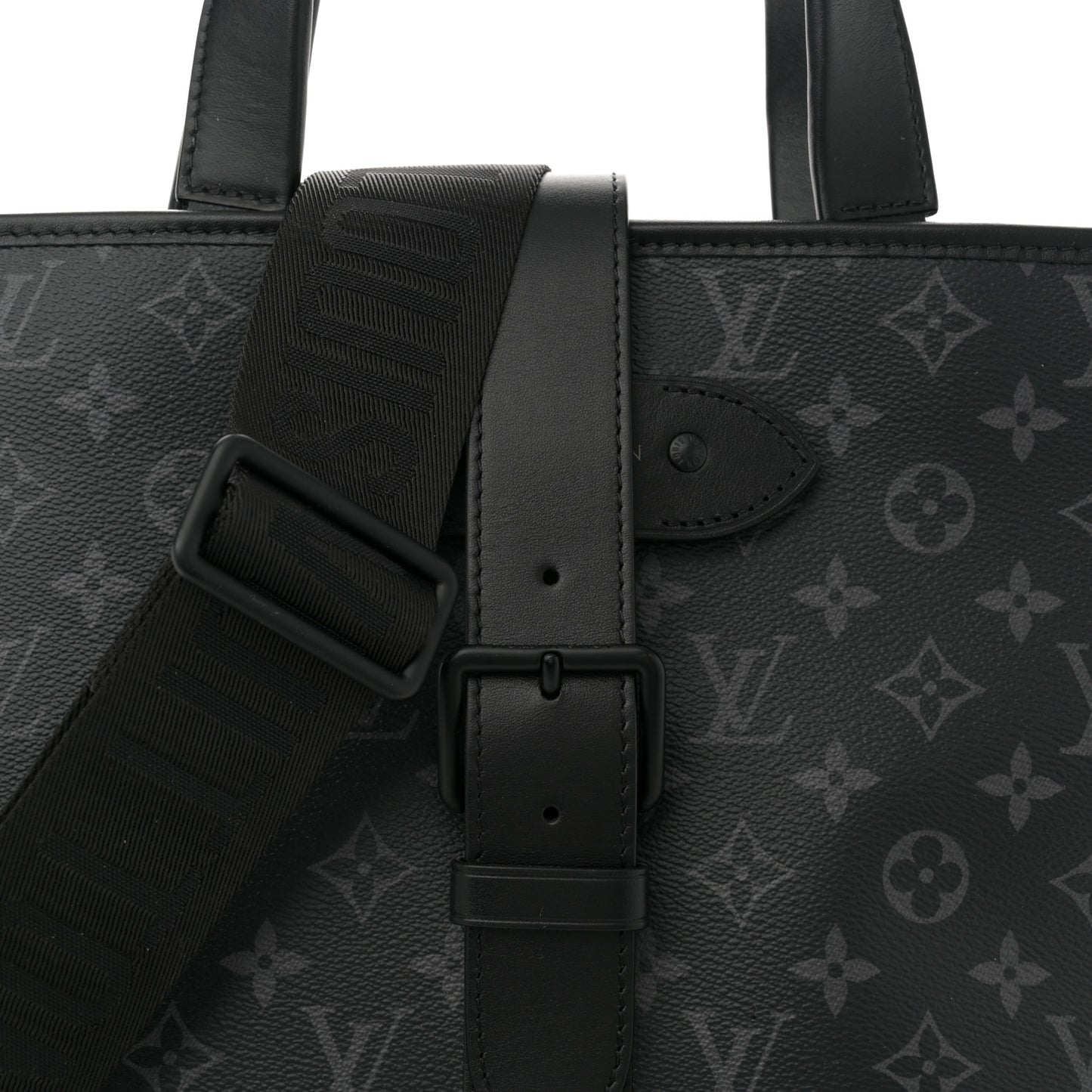 Monogram Eclipse Saumur Tote Black