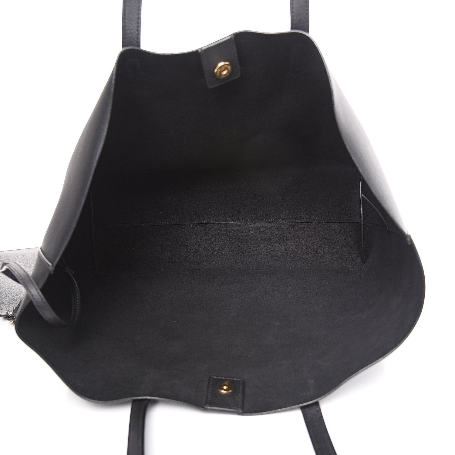 Saint Laurent Calfskin Large Shopping Tote Black 4 of 13