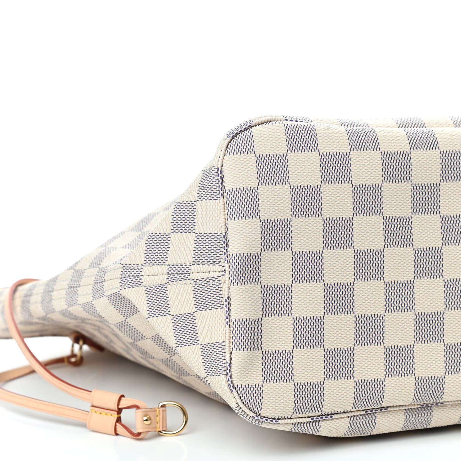 Louis Vuitton Damier Azur Neo Neverfull MM Rose Ballerine 7 of 9