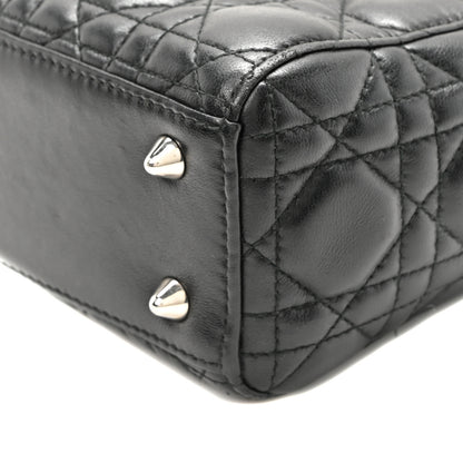 Christian Dior Lambskin Cannage Small Lucky Badges My Lady Dior Black 8 of 8