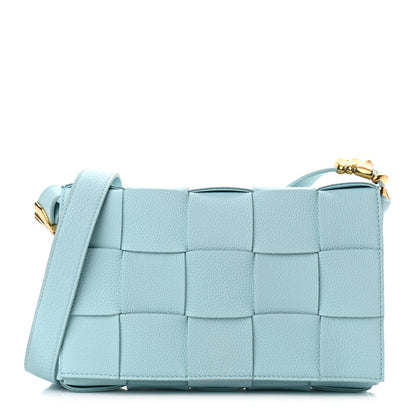 Bottega Veneta Calfskin Maxi Intreccio Cassette Bag Pale Blue 1 of 9