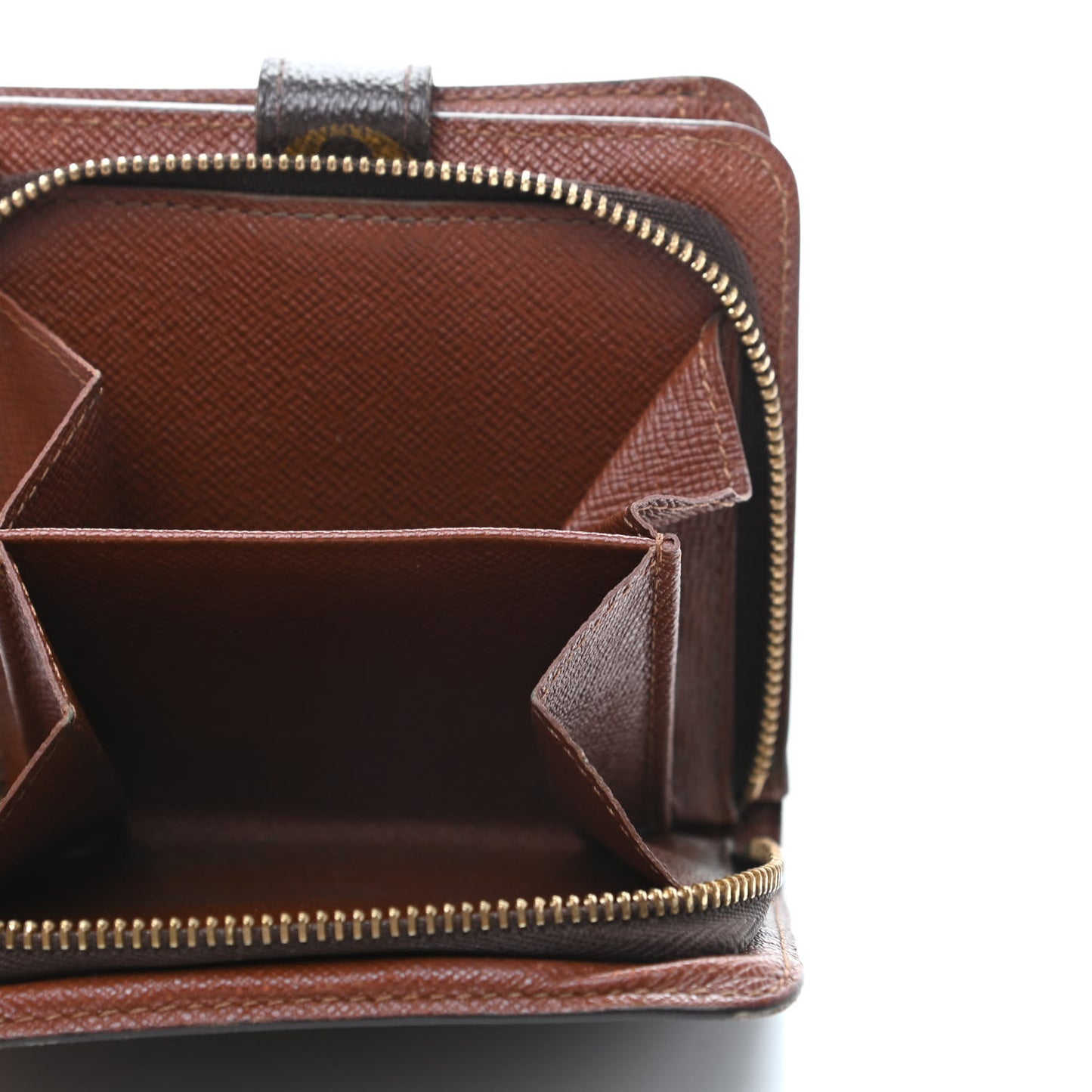Monogram Compact Zippe Zipped Wallet