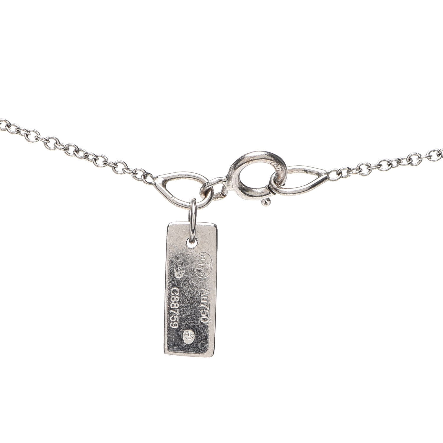 Messika 18K White Gold Diamond Move Pave Necklace 5 of 5