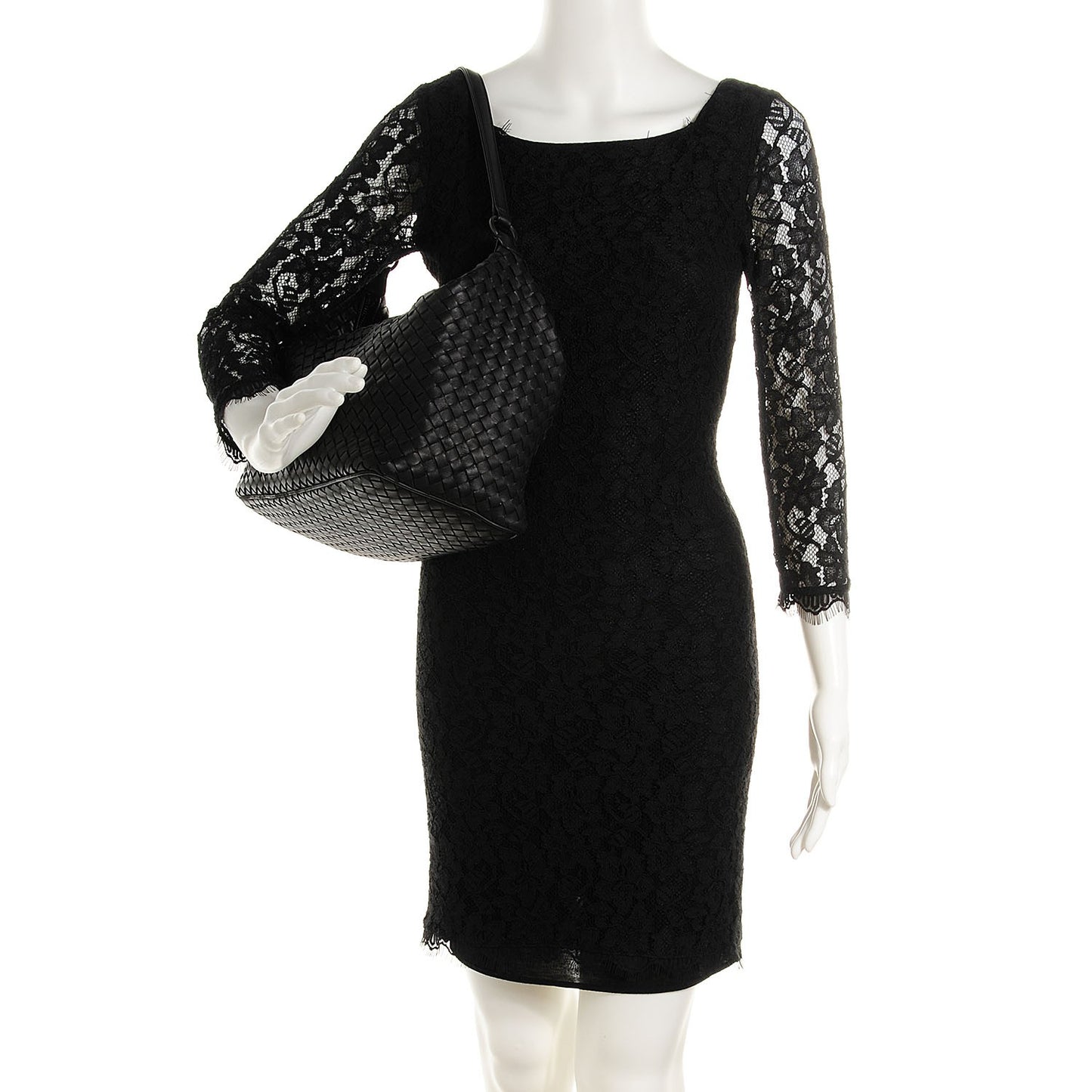 Nappa Intrecciato Small Shoulder Bag Tourmaline