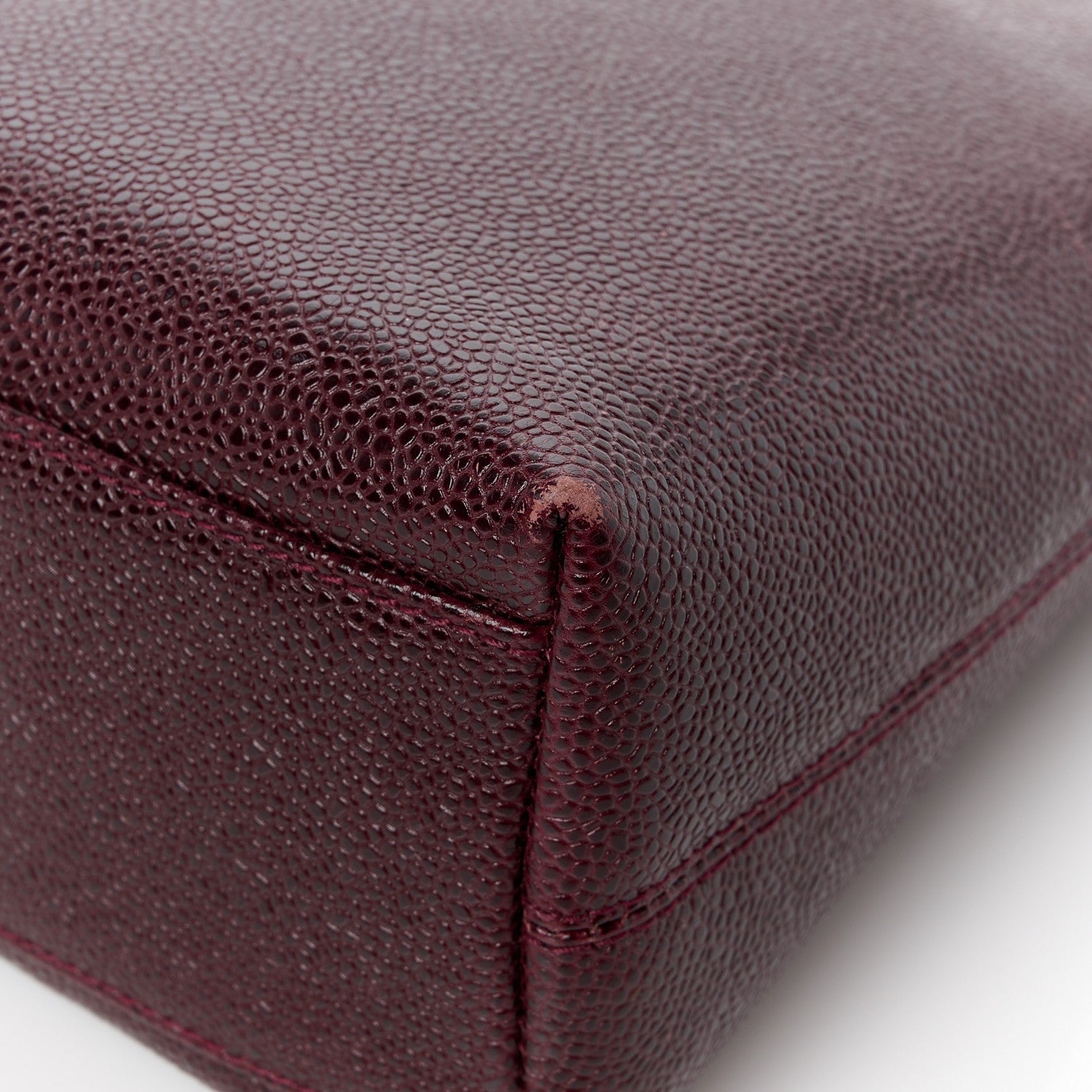 Chanel Caviar Shoulder Bag Bordeaux 12 of 14