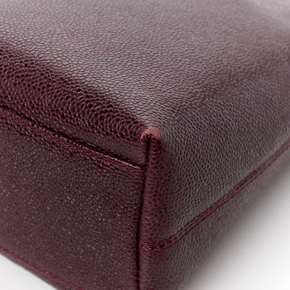 Chanel Caviar Shoulder Bag Bordeaux 12 of 14