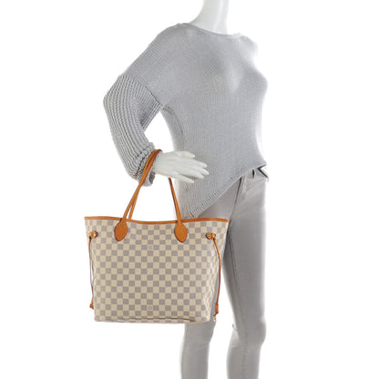 Louis Vuitton Damier Azur Neverfull MM 2 of 7