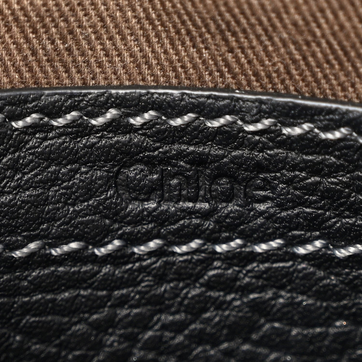 Chloe Grained Calfskin Small Marcie Saddle Bag Black 7 of 10