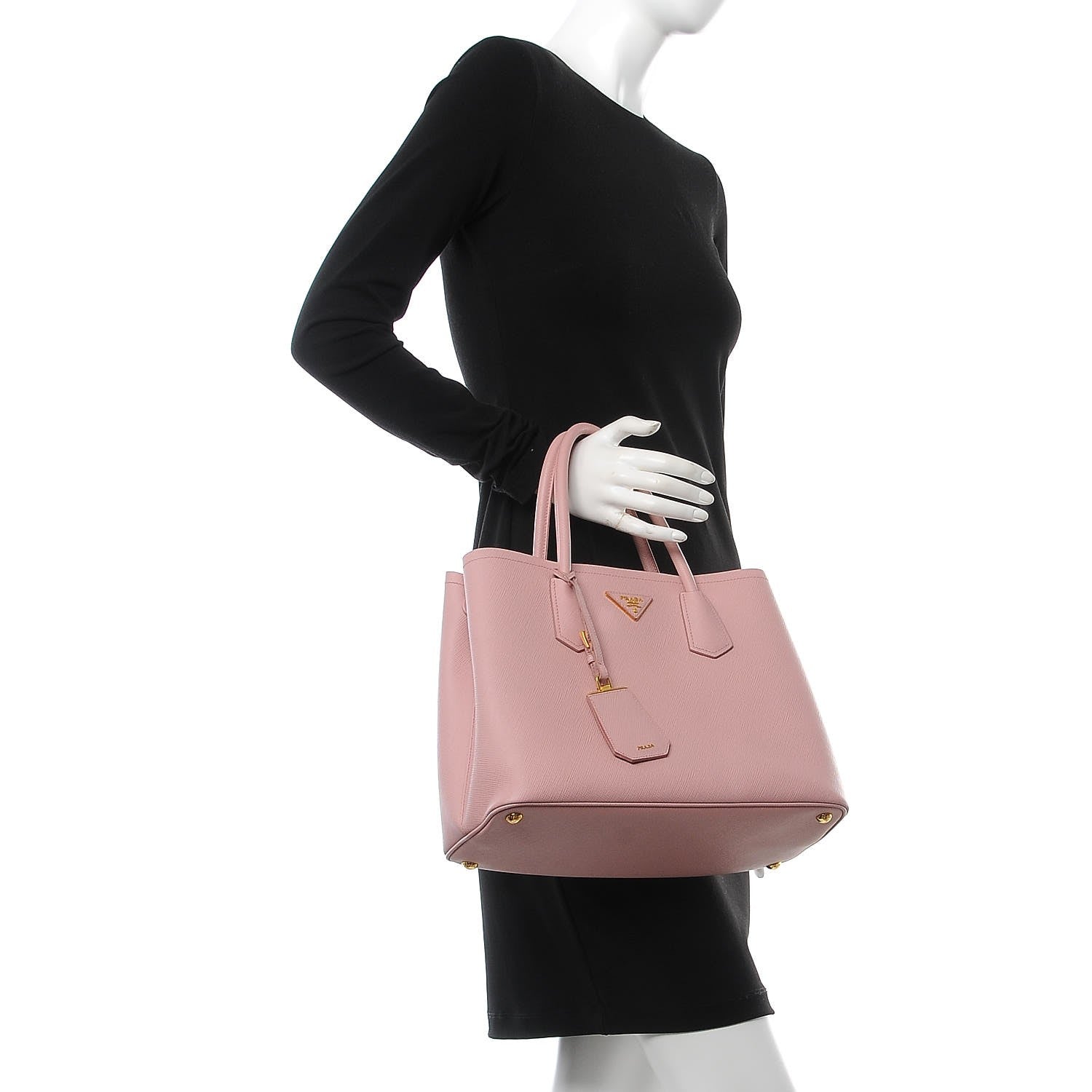 Prada Saffiano Cuir Small Double Bag Pesco 2 of 8