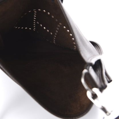 Hermes Taurillon Clemence Evelyne III PM Chocolate 5 of 9
