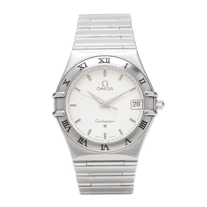 Omega Stainless Steel 33mm Constellation Quartz Watch White 1512.30 1 of 5