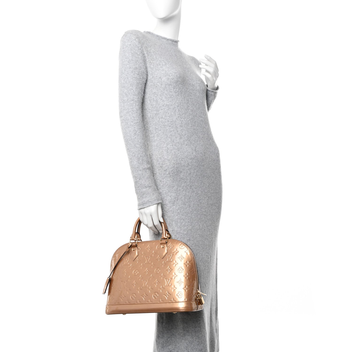 Louis Vuitton Vernis Alma PM Beige Poudre 2 of 12