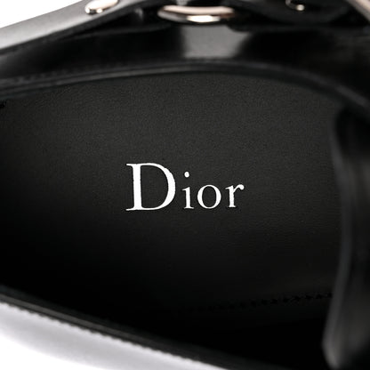 Christian Dior Polished Calfskin Mens Buckle Monk Shoe 44 Black 7 of 10
