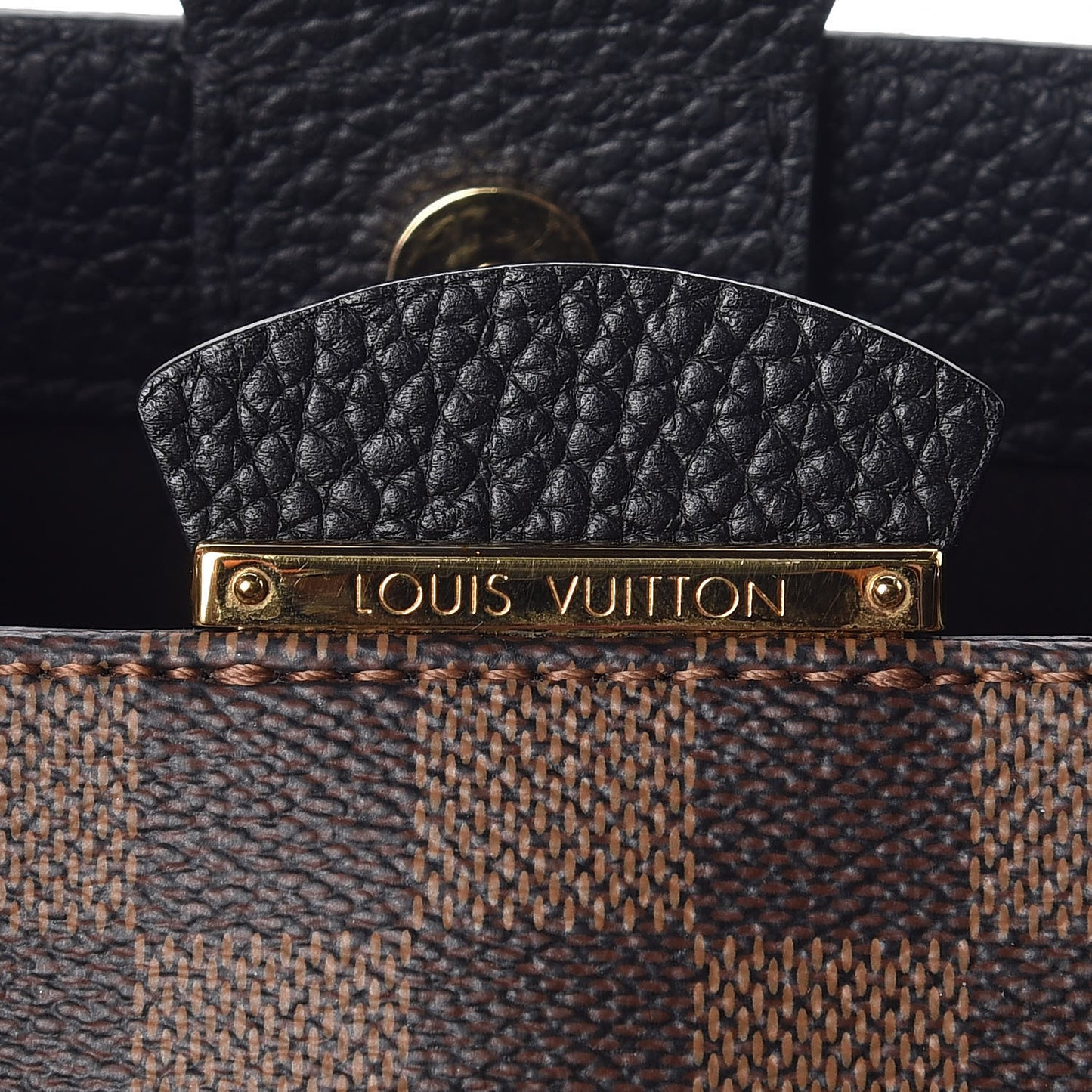 Damier Ebene Cuir Taurillon Brittany Black