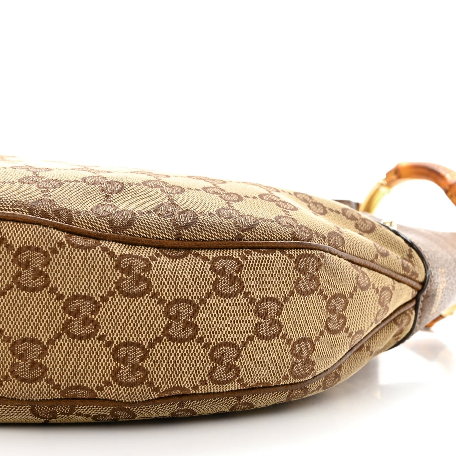 Gucci Monogram Bamboo Ring Hobo Brown 10 of 14