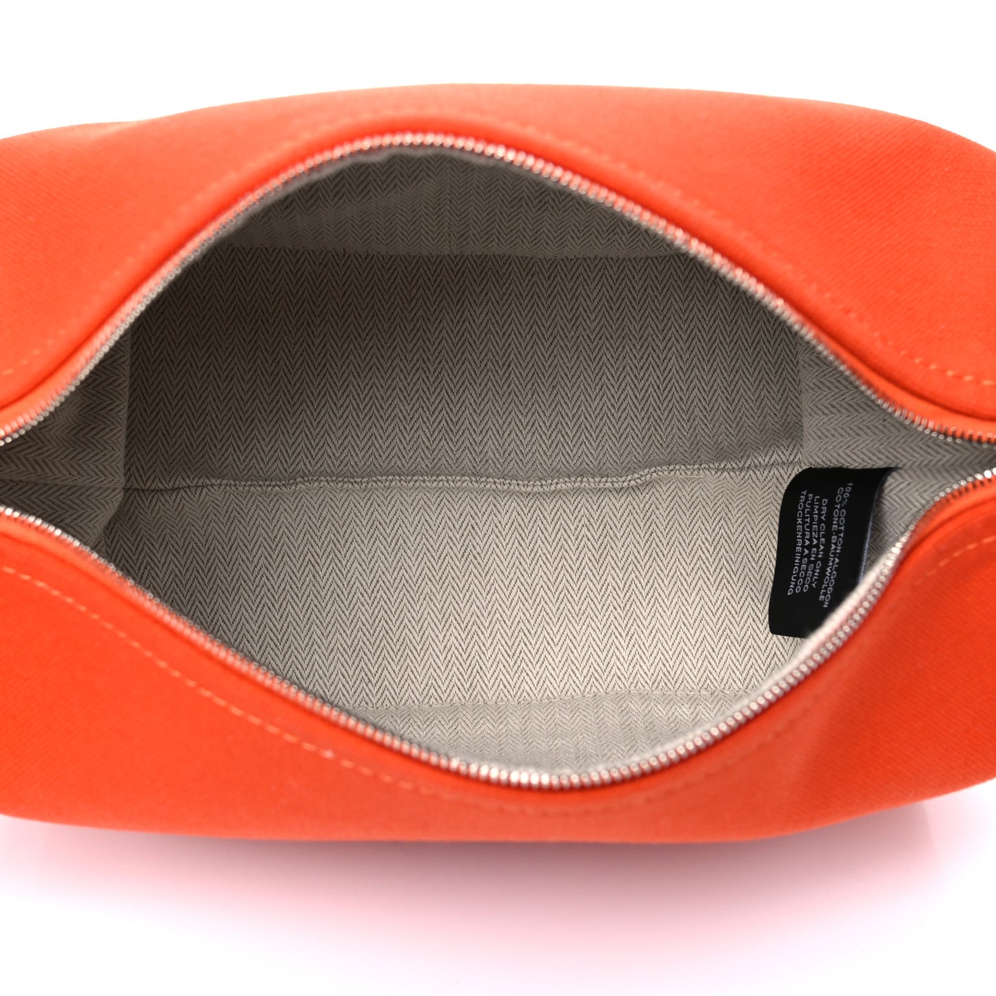 Canvas Small Bride-A-Brac Pouch Orange Burgundy