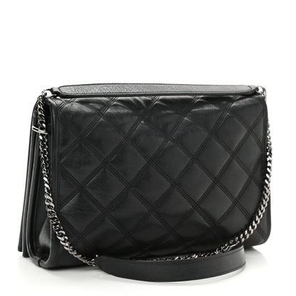 Saint Laurent Lambskin Quilted Mini Becky Chain Bag Black 3 of 12
