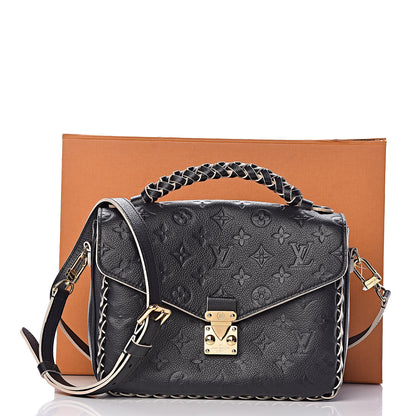Louis Vuitton Empreinte Braided Pochette Metis Black 10 of 10