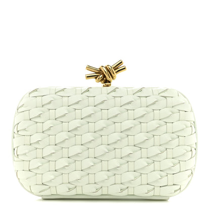 Bottega Veneta Intrecciato Minaudiere Knot Clutch Glacier 1 of 6