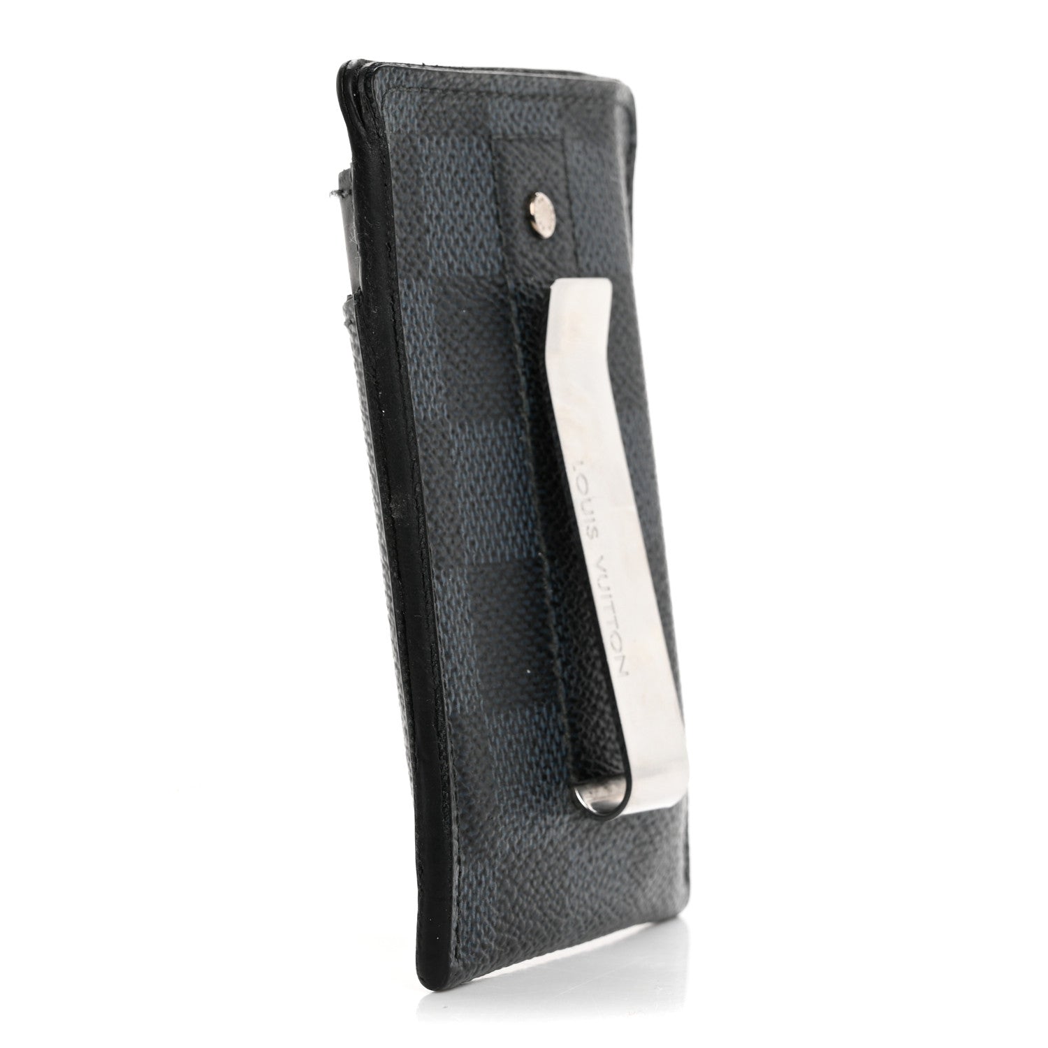 Louis Vuitton Damier Graphite Pince Card Holder Bill Clip 3 of 12