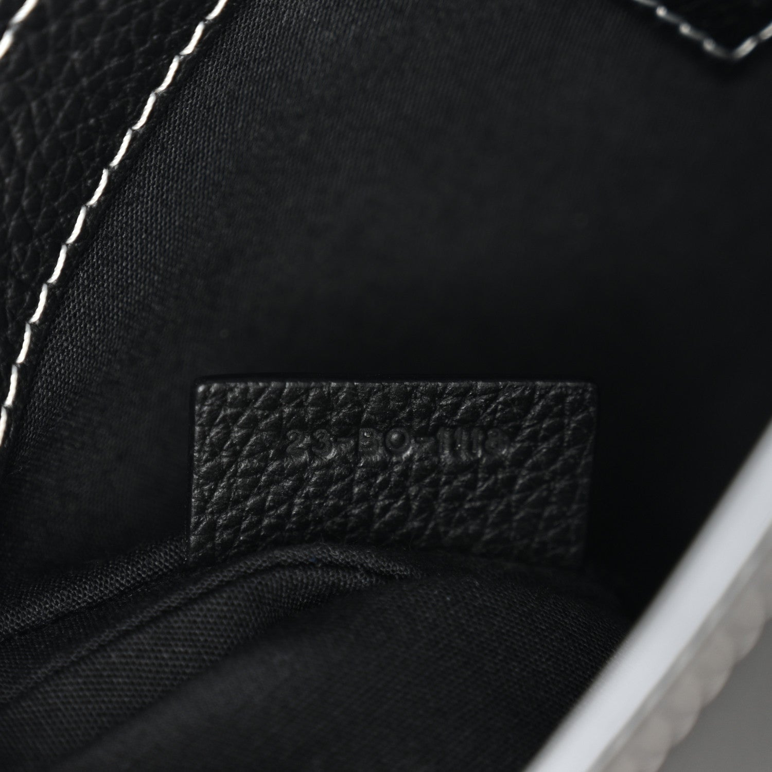 Christian Dior X KAWS Grained Calfskin Saddle Pouch Black 6 of 9