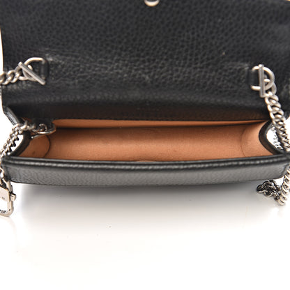 Gucci Calfskin Super Mini Dionysus Shoulder Bag Black 4 of 11