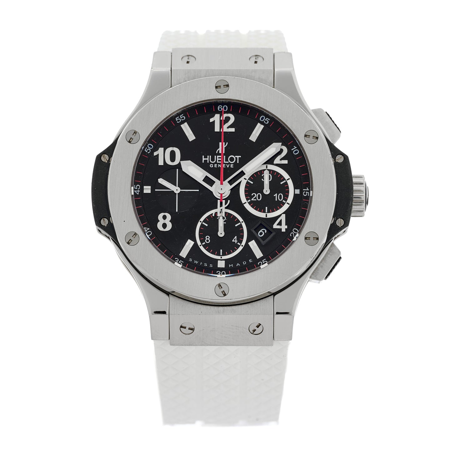 Stainless Steel Rubber 44mm Big Bang Automatic Watch Black 301.SX.130.RX