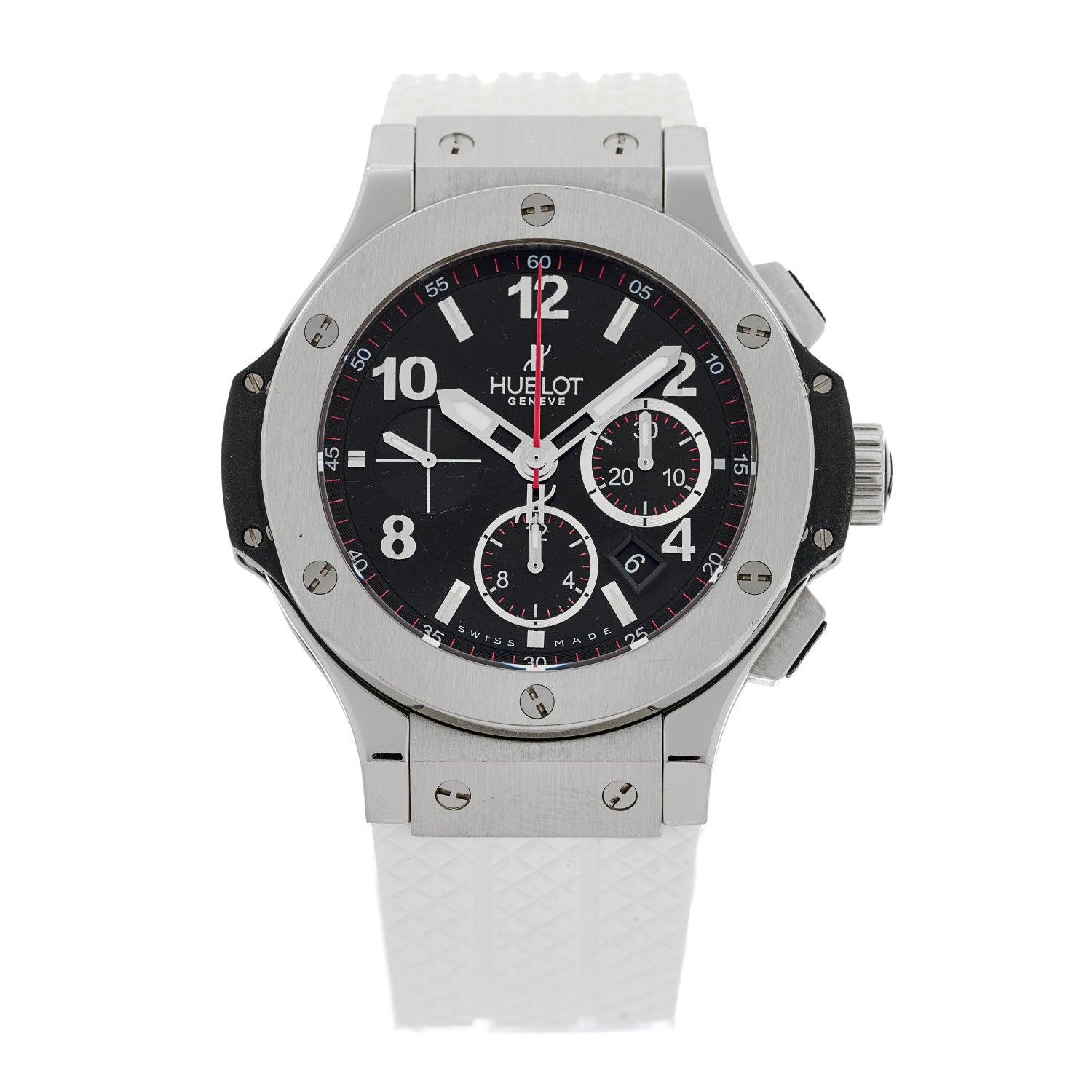 Hublot Stainless Steel Rubber 44mm Big Bang Automatic Watch Black 301.SX.130.RX 1 of 4