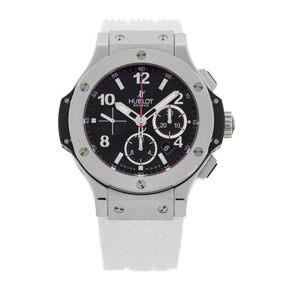 Hublot Stainless Steel Rubber 44mm Big Bang Automatic Watch Black 301.SX.130.RX 1 of 4