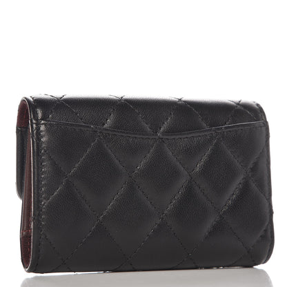 Chanel Lambskin Quilted 4 Key Holder Black 3 of 9