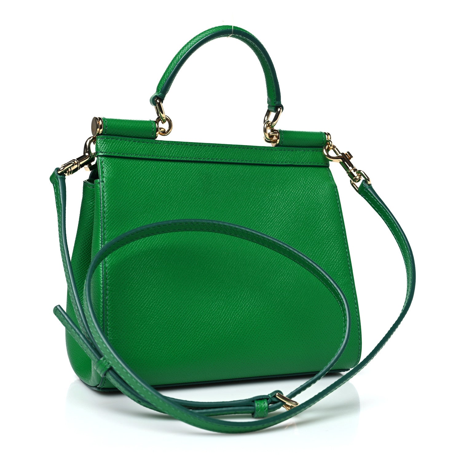 Dolce & Gabbana Dauphine Small Miss Sicily Satchel Green 3 of 10