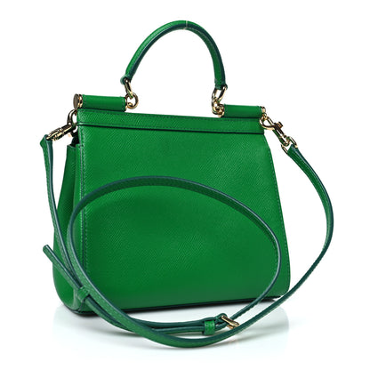 Dolce & Gabbana Dauphine Small Miss Sicily Satchel Green 3 of 10