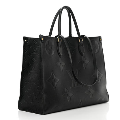 Louis Vuitton Empreinte Monogram Giant Onthego GM Black 3 of 17