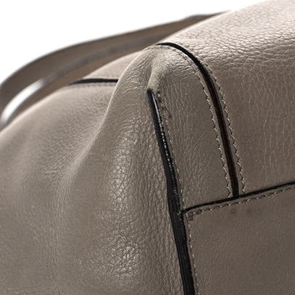 Chloe Smooth Calfskin Small Milo Shopping Tote Motty Grey 10 of 18
