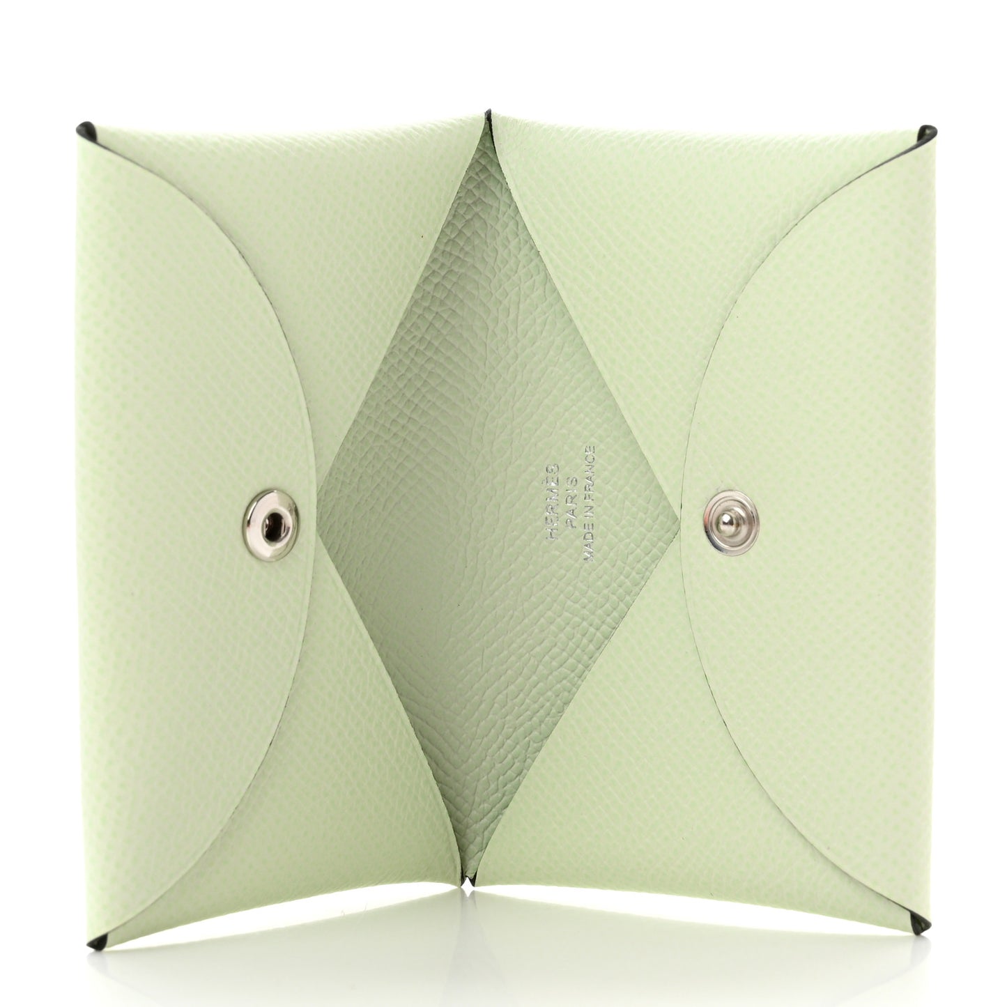 Epsom Calvi Card Case Vert Fizz