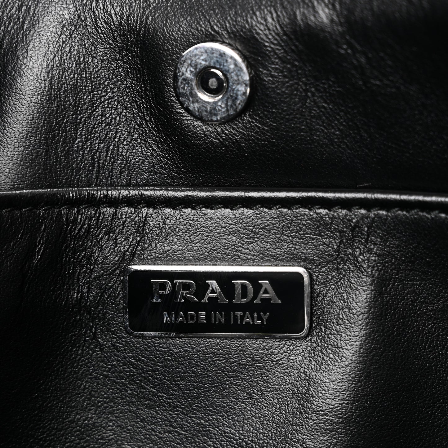 Spazzolato Cleo Shoulder Bag Black