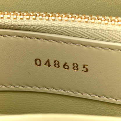 Celine Satinated Calfskin Mini 16 Top Handle Bag Almond Green 8 of 13