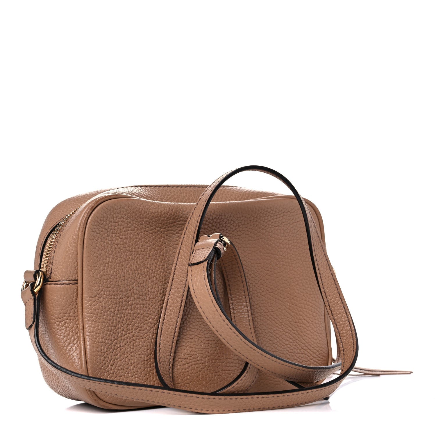 Gucci Pebbled Calfskin Small Soho Disco Bag Camelia 2 of 21