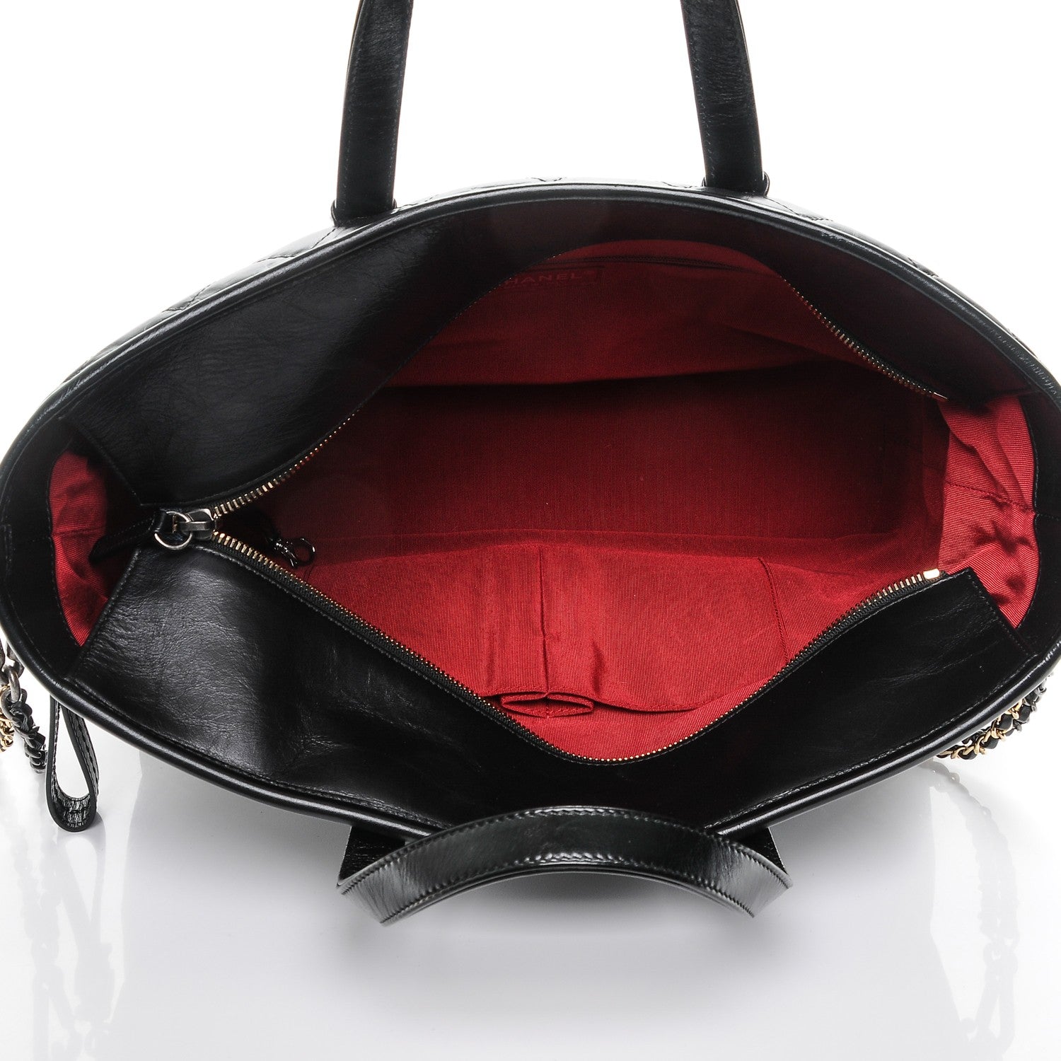 Chanel Calfskin Quilted Large Gabrielle Shopping Tote Black 5 of 7