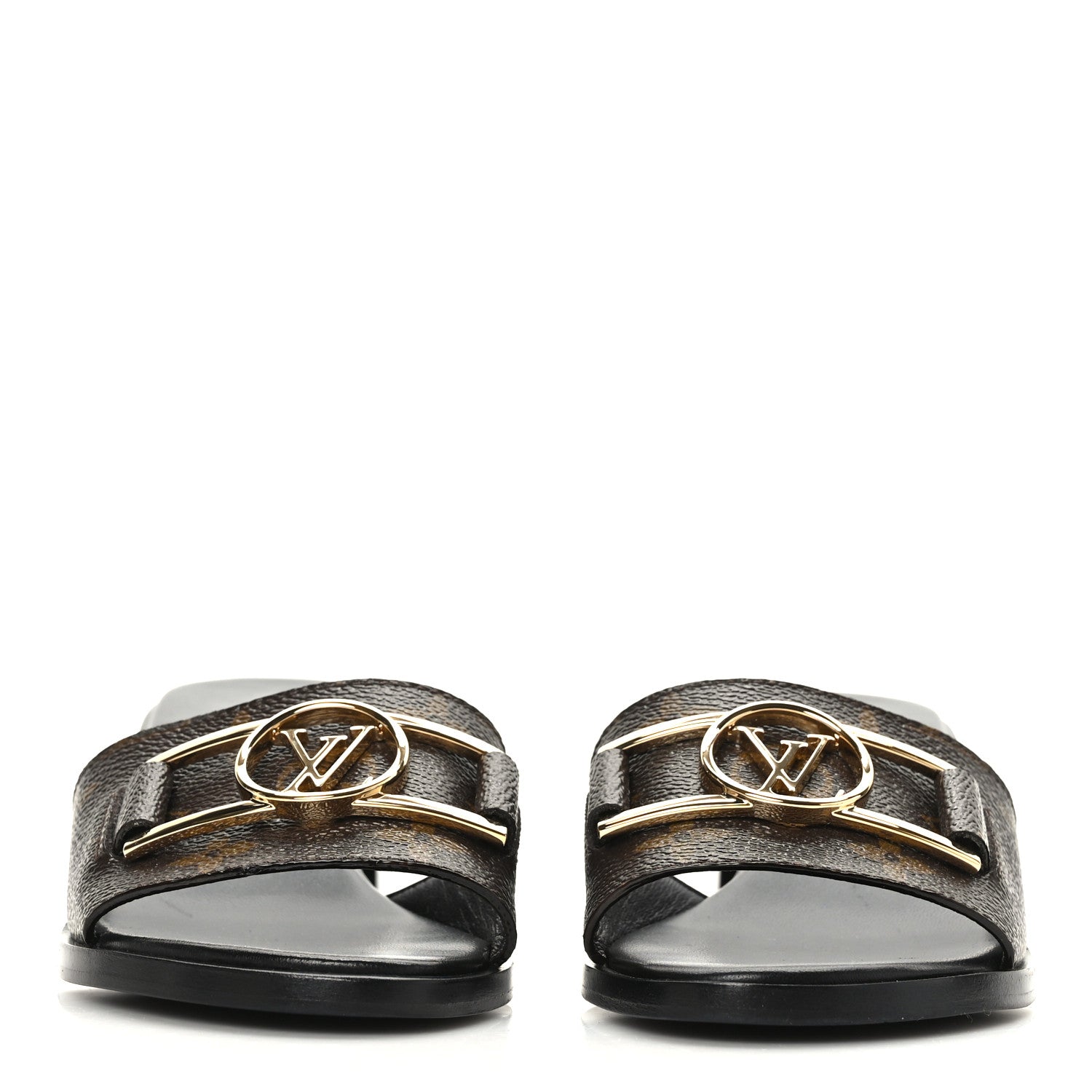 Louis Vuitton Monogram Lock It Mules 35 2 of 8