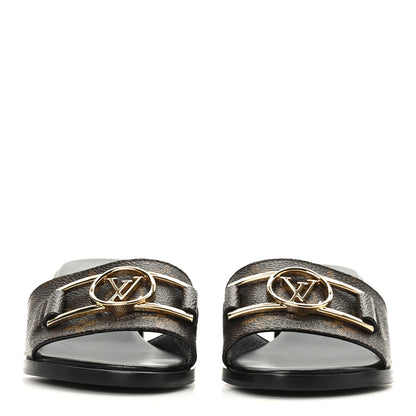 Louis Vuitton Monogram Lock It Mules 35 2 of 8