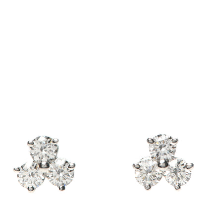 Tiffany Platinum Diamond Aria Earrings 1 of 5